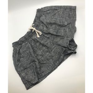 Mossimo Linen Blend Drawstring Short - Grey